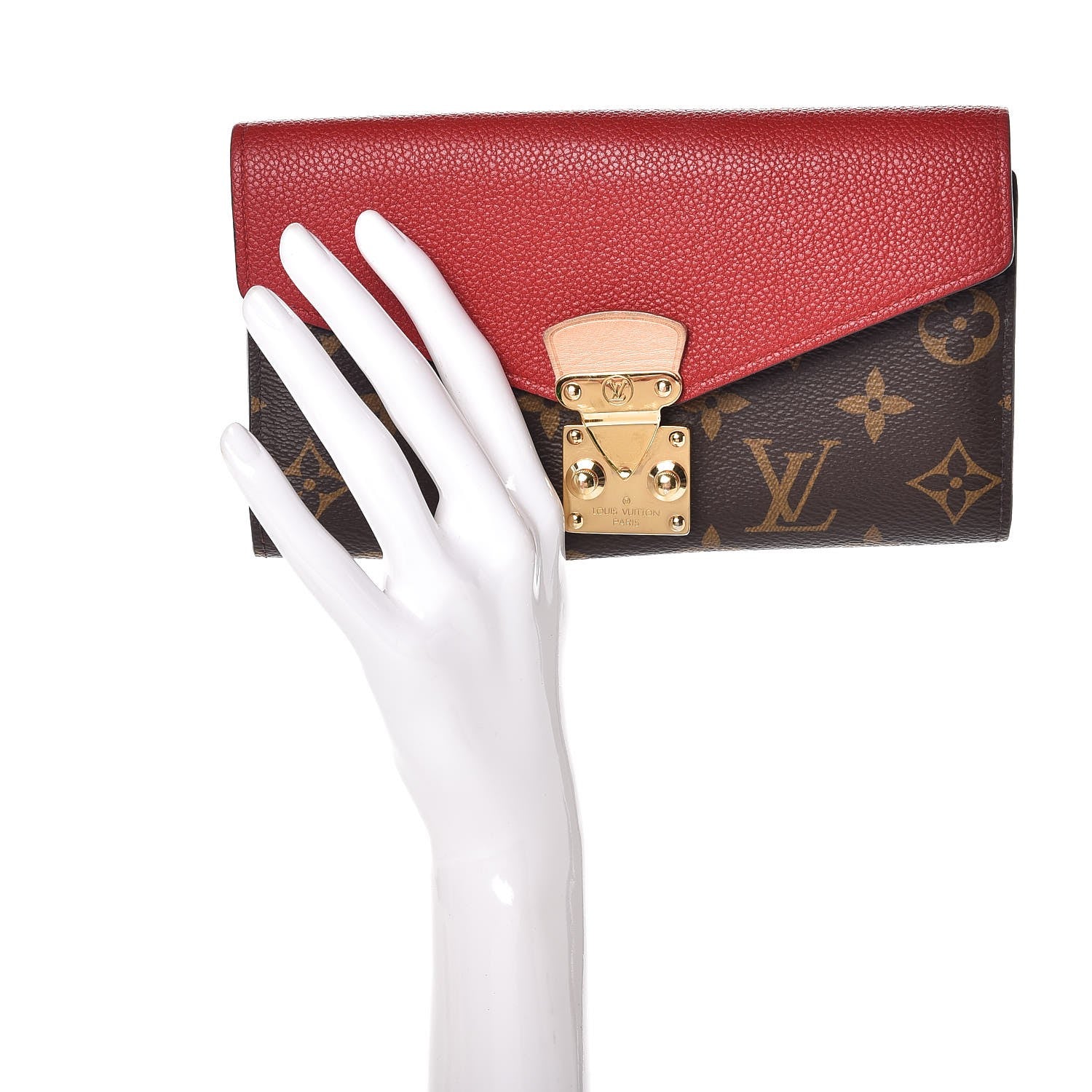 Louis Vuitton Monogram Pallas Wallet Cherry 2 of 8