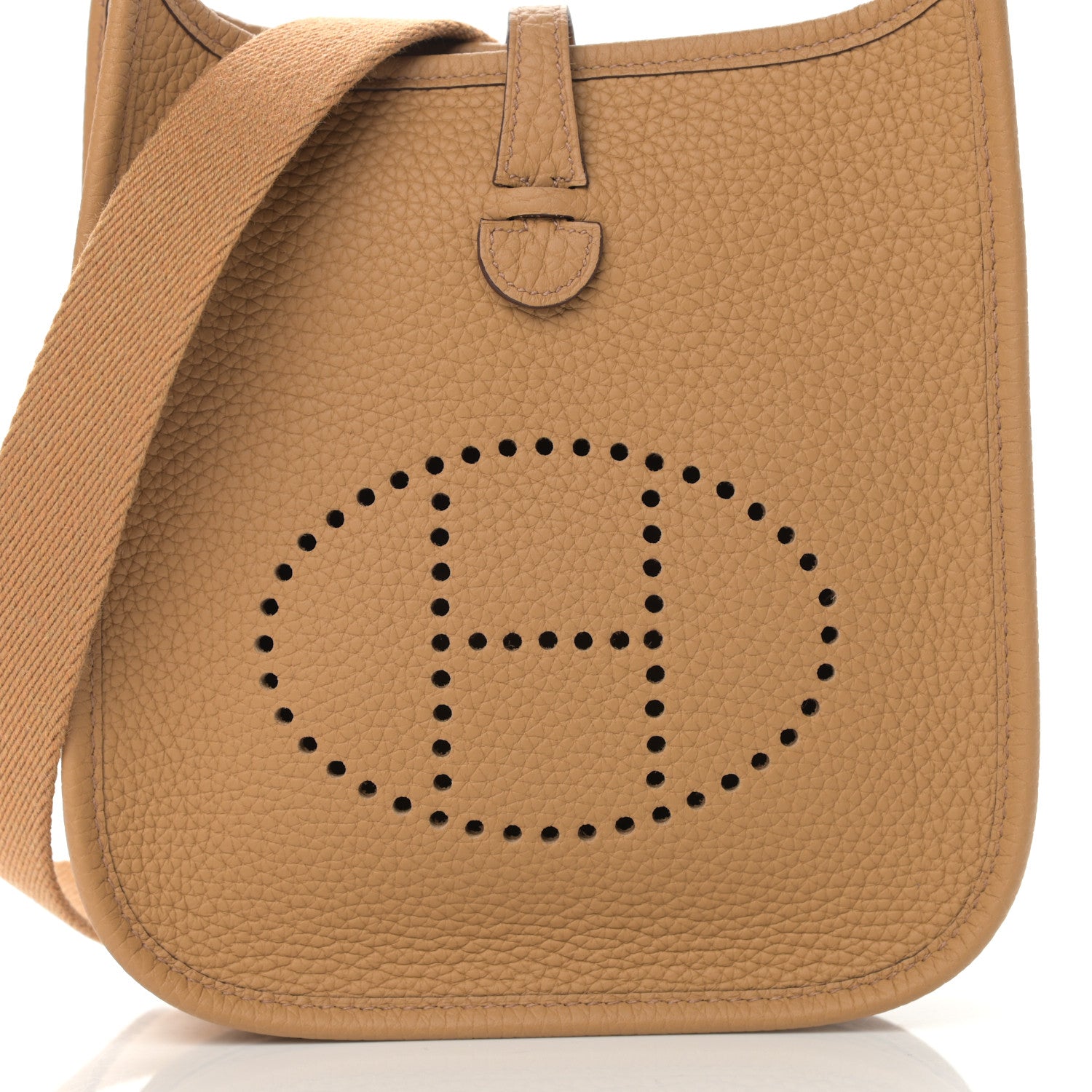 Hermes Taurillon Clemence Evelyne TPM Biscuit 8 of 11