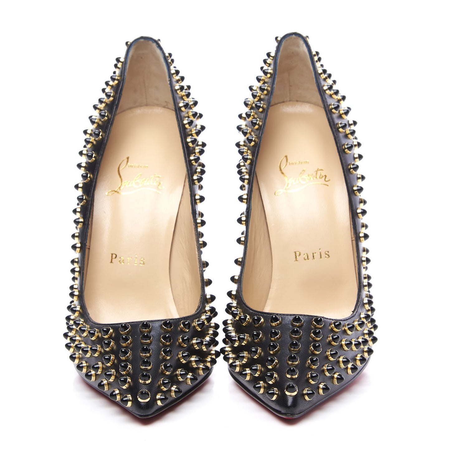 Kid Specchio Follies Cabo 120 Pumps 38 Black Gold