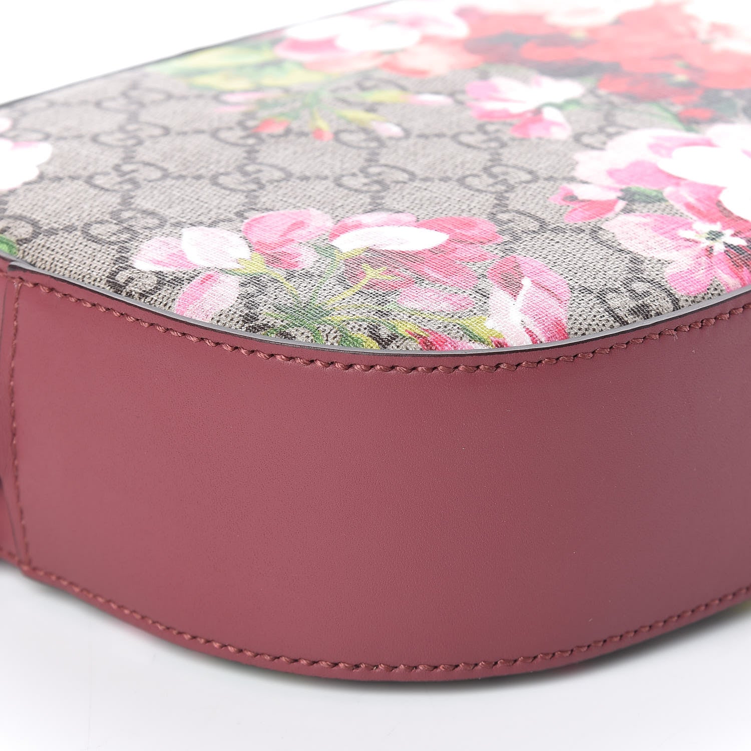 Gucci GG Supreme Monogram Blooms Mini Chain Shoulder Bag Beige Multicolor Dry Rose 8 of 11