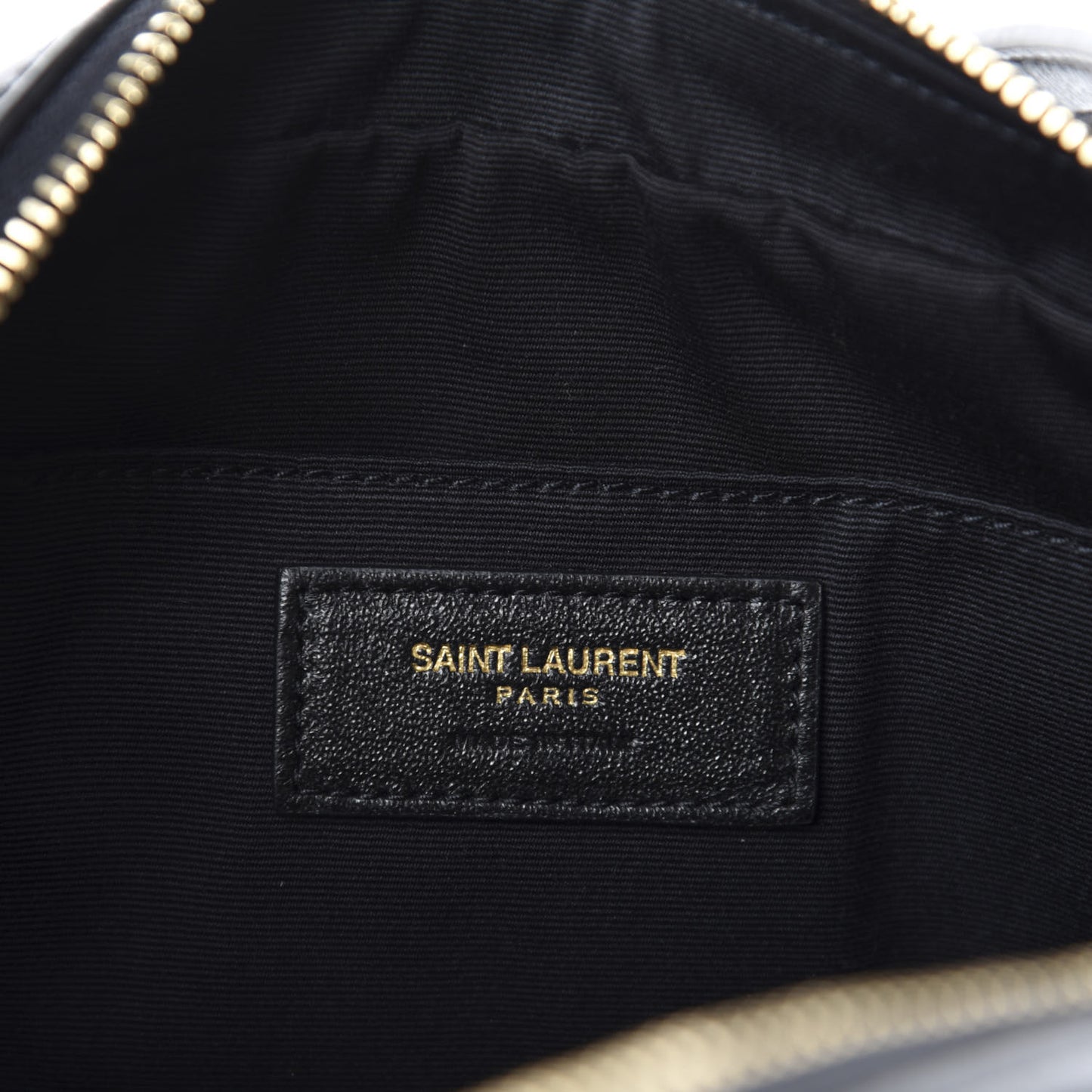 Calfskin Matelasse Monogram Lou Camera Bag Black