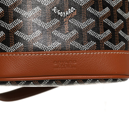 Goyard Goyardine Petit Flot Bucket Bag PM Black Gold 6 of 11