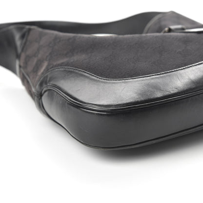 Gucci Monogram Small Jackie O Hobo Black 6 of 10