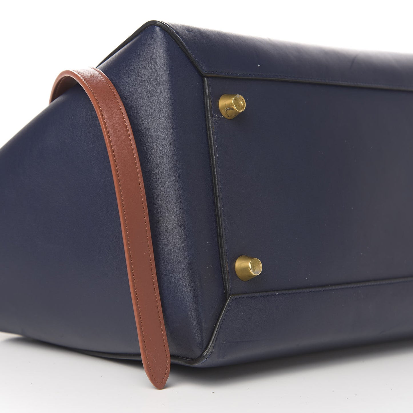 Smooth Calfskin Large Bi-Color Belt Bag Midnight