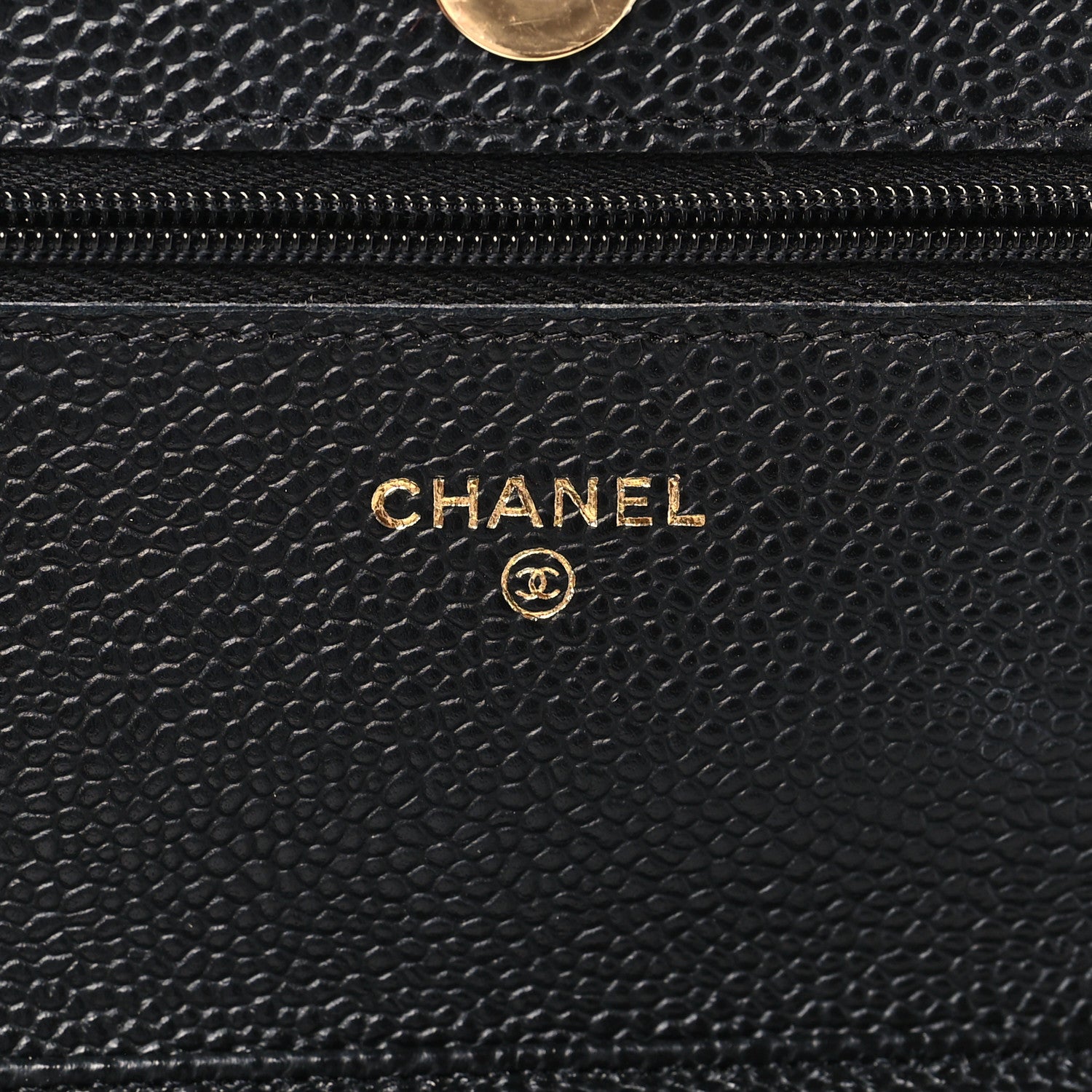 Chanel Caviar Quilted Wallet on Chain WOC Black 5 of 9