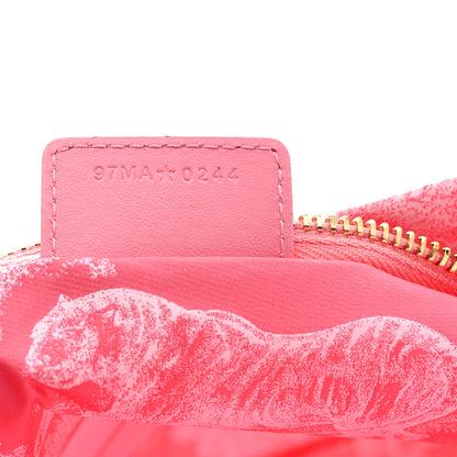 Christian Dior Canvas Toile De Jouy Diortravel Zipped Pouch Pink 7 of 8