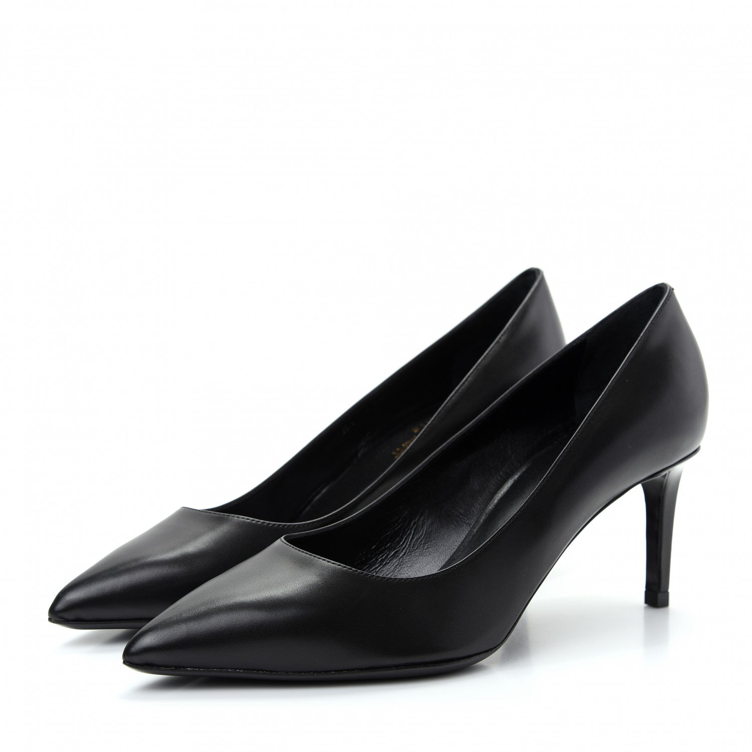 Saint Laurent Calfskin Pumps 38 Black 3 of 11
