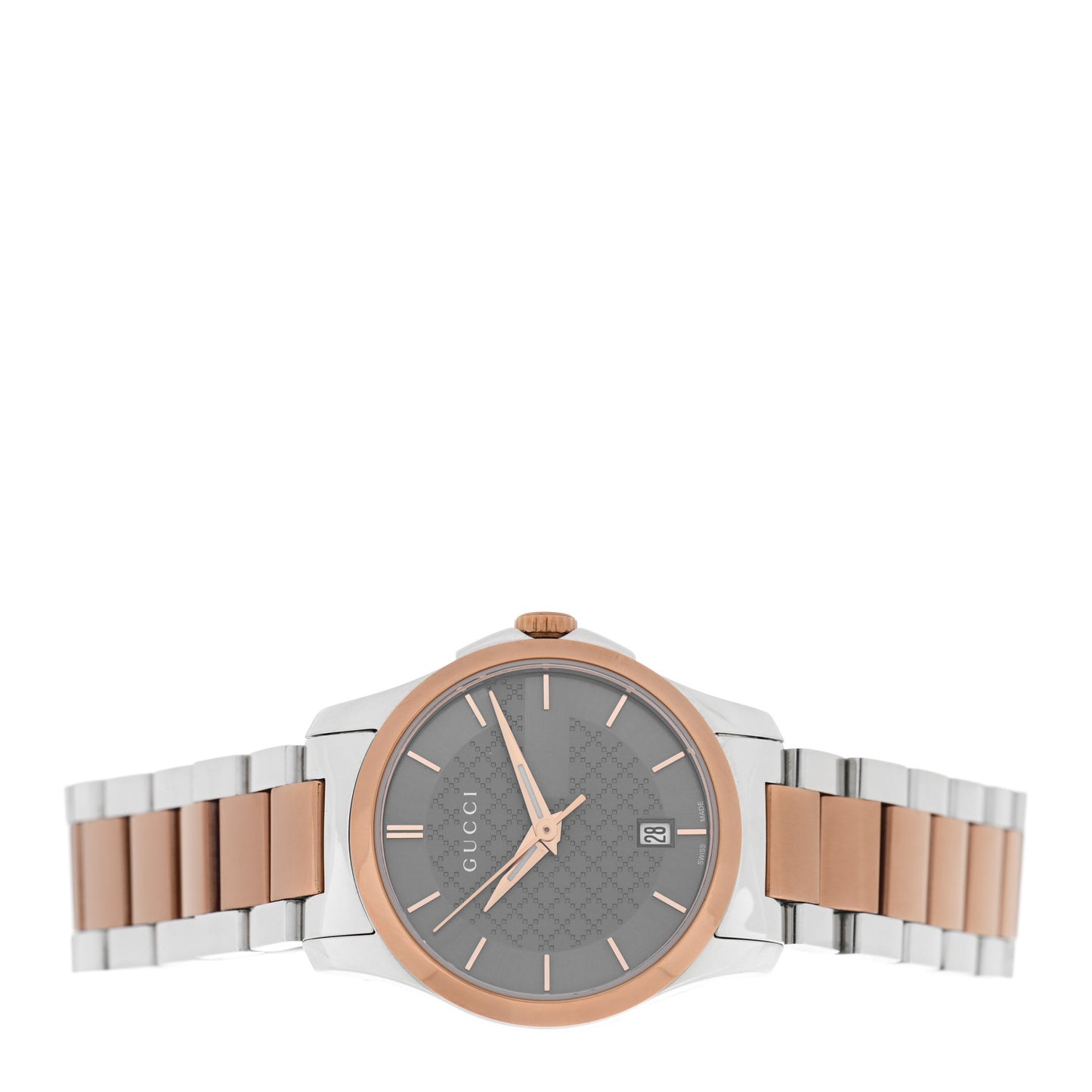 Stainless Steel 27mm G-Timeless Two Tone Quartz Watch Black