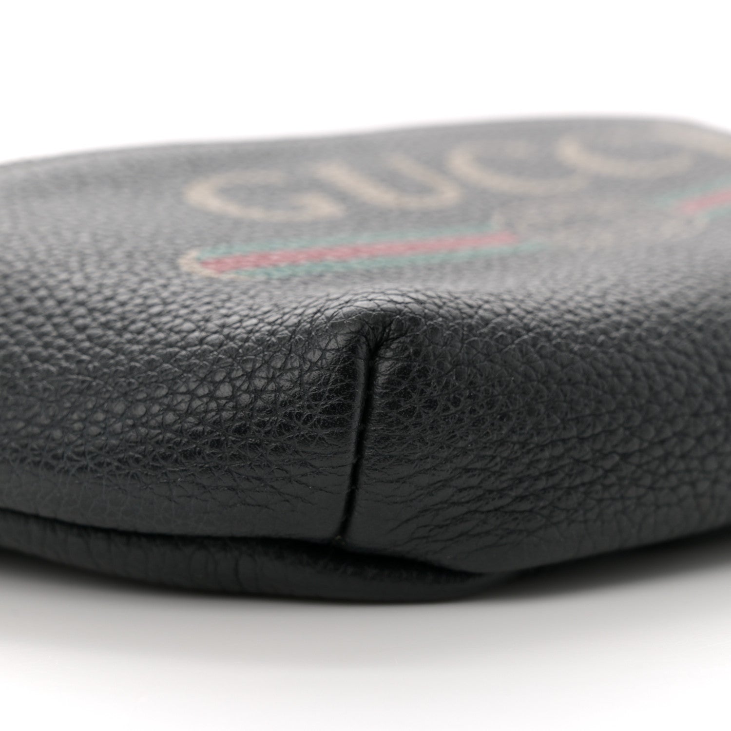 Gucci Grained Calfskin Small Logo Belt Bag Black 9 of 11