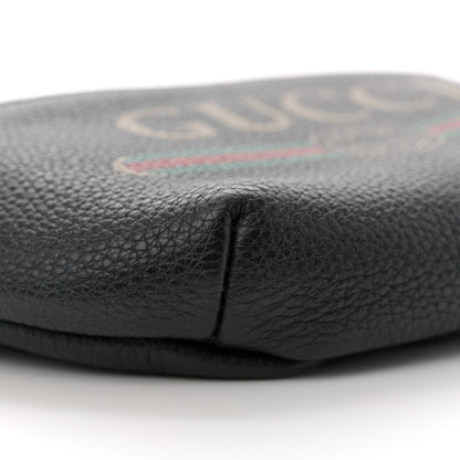 Gucci Grained Calfskin Small Logo Belt Bag Black 9 of 11