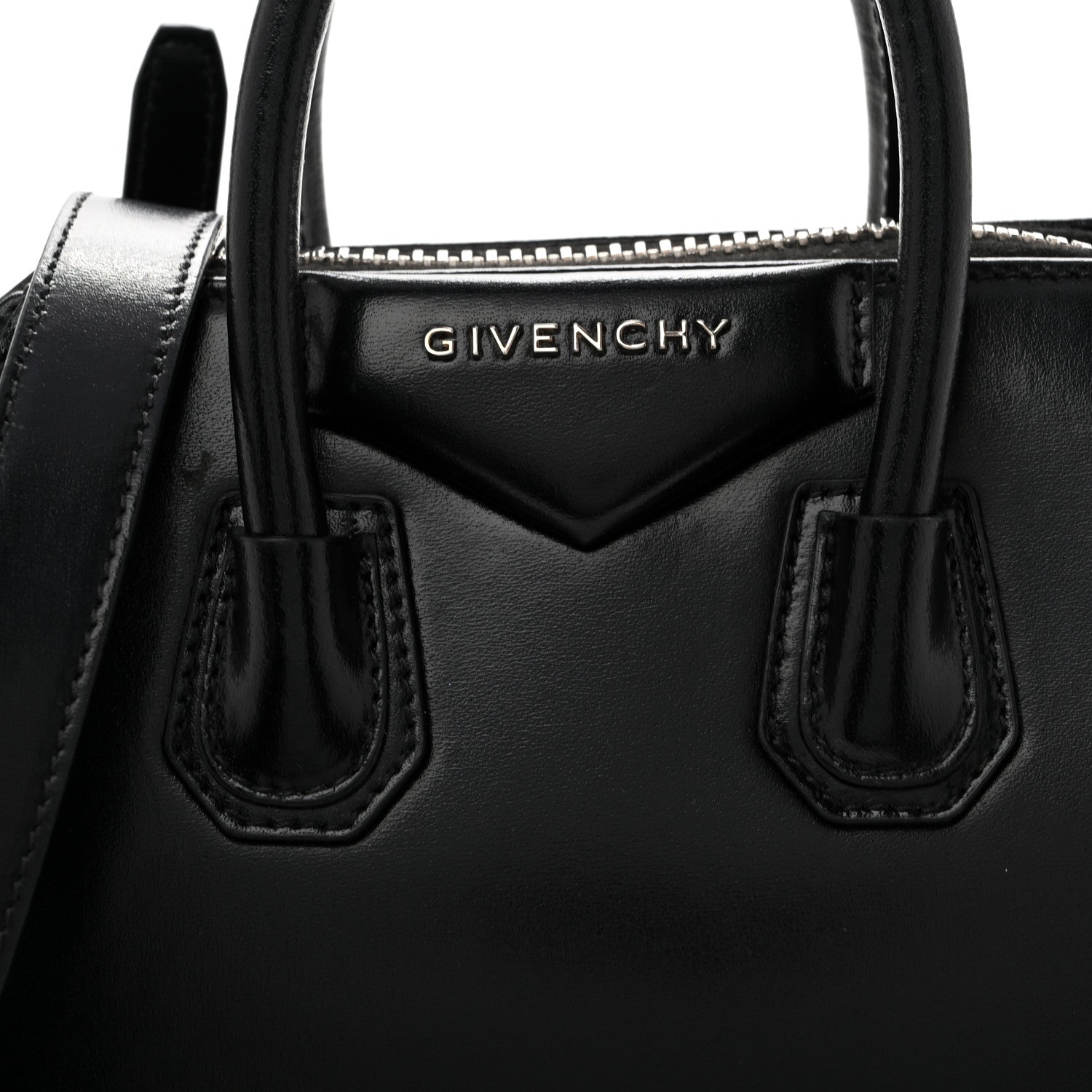 Givenchy Shiny Lord Calfskin Mini Antigona Black 8 of 11