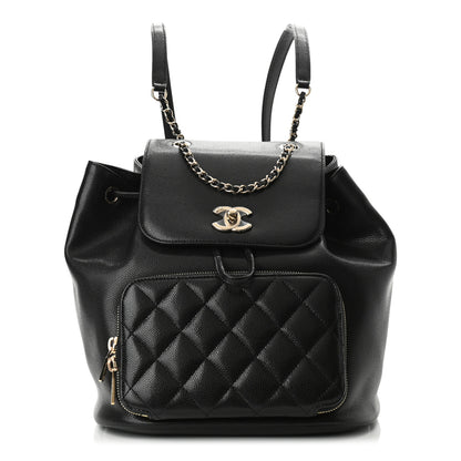 Chanel Caviar Quilted Business Affinity Backpack Black 1 of 11