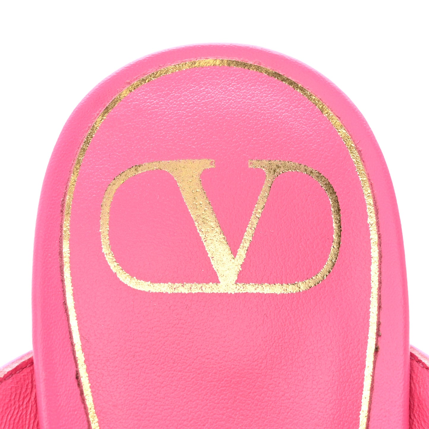 Calfskin Roman Stud Ankle Strap 100mm Sandals 39.5 Pink