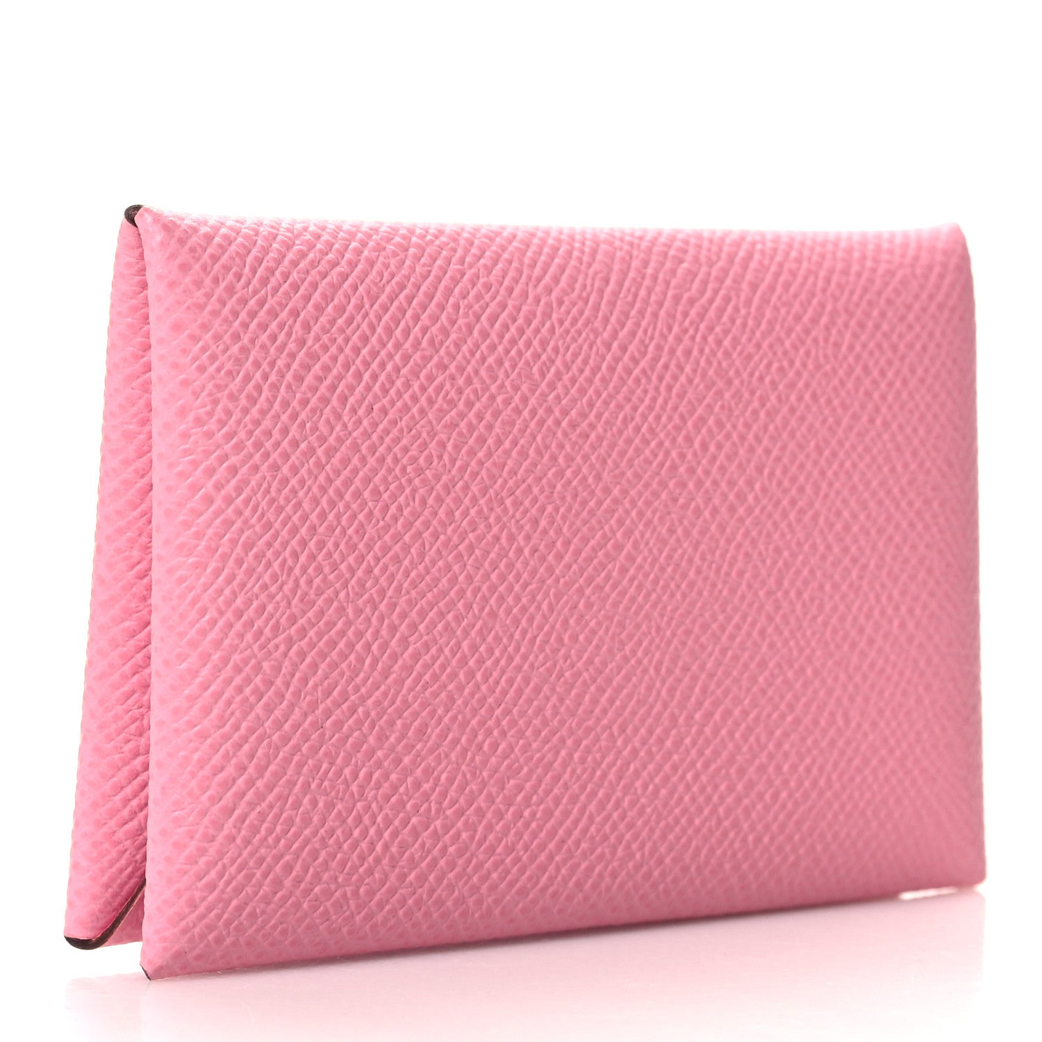 Hermes Epsom Calvi Card Case 5P Pink 3 of 10