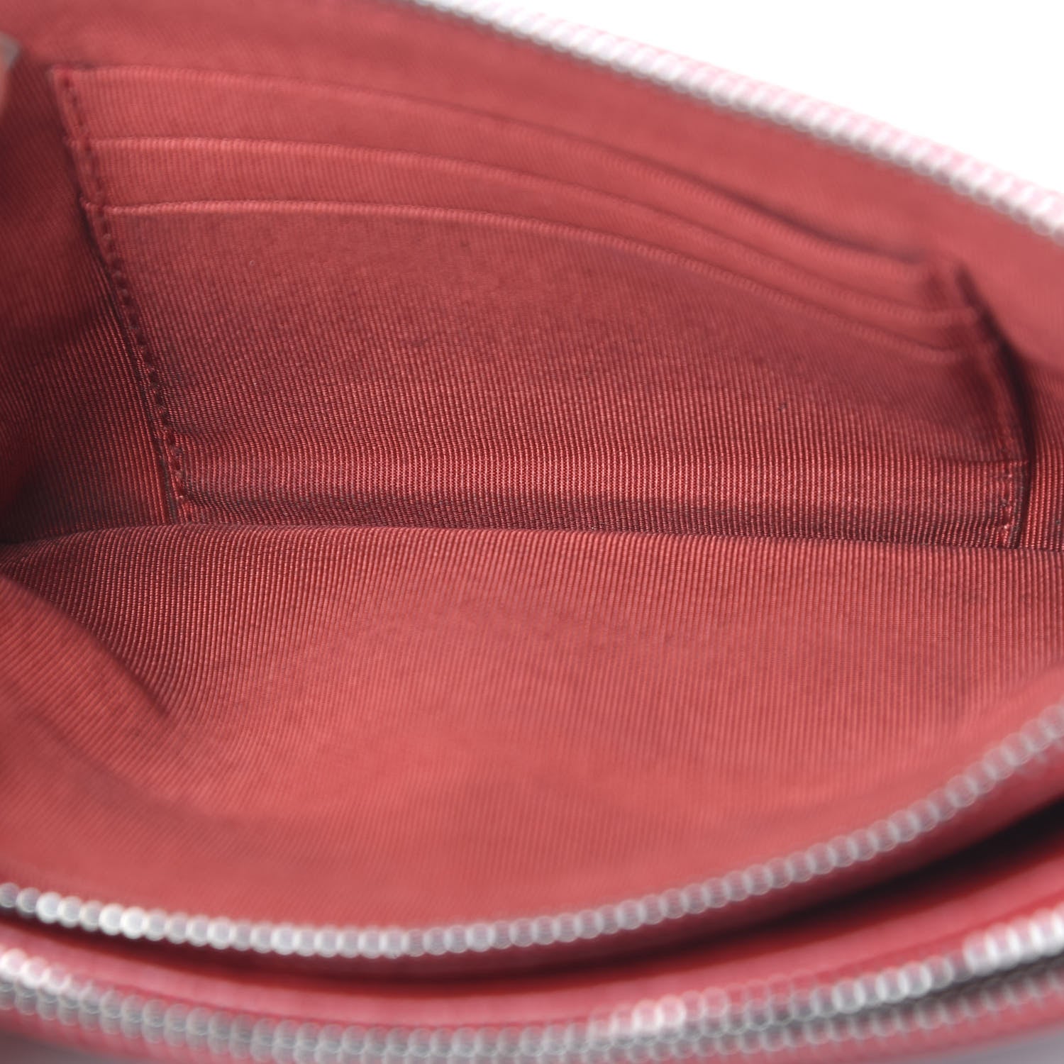 Chanel Caviar Quilted Small Clutch With Chain Red 16 of 17