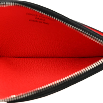 Louis Vuitton Taigarama Coin Card Holder Fire Red 5 of 6