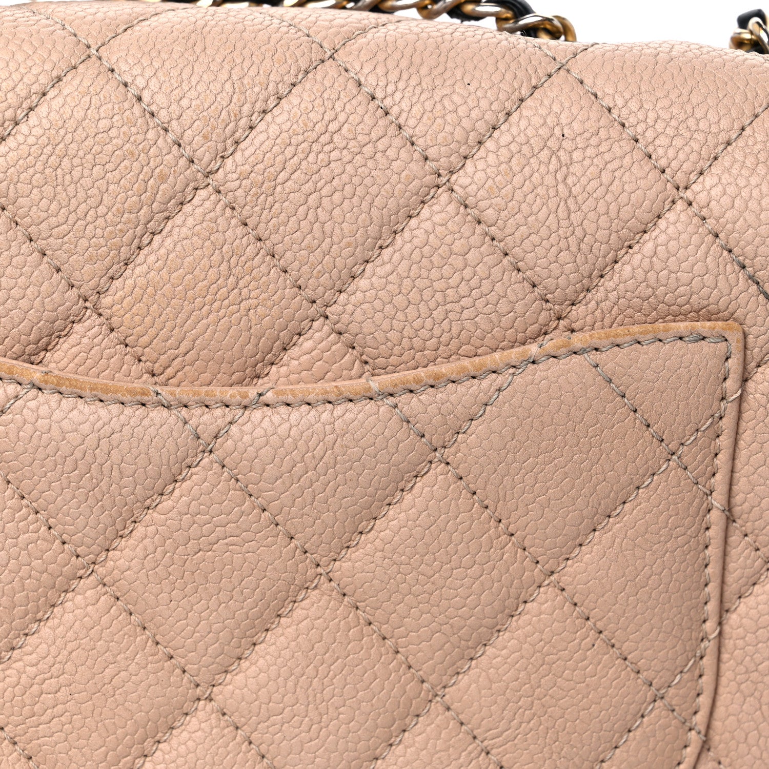 Chanel Caviar Quilted Small CC Filigree Flap Beige Black 12 of 13