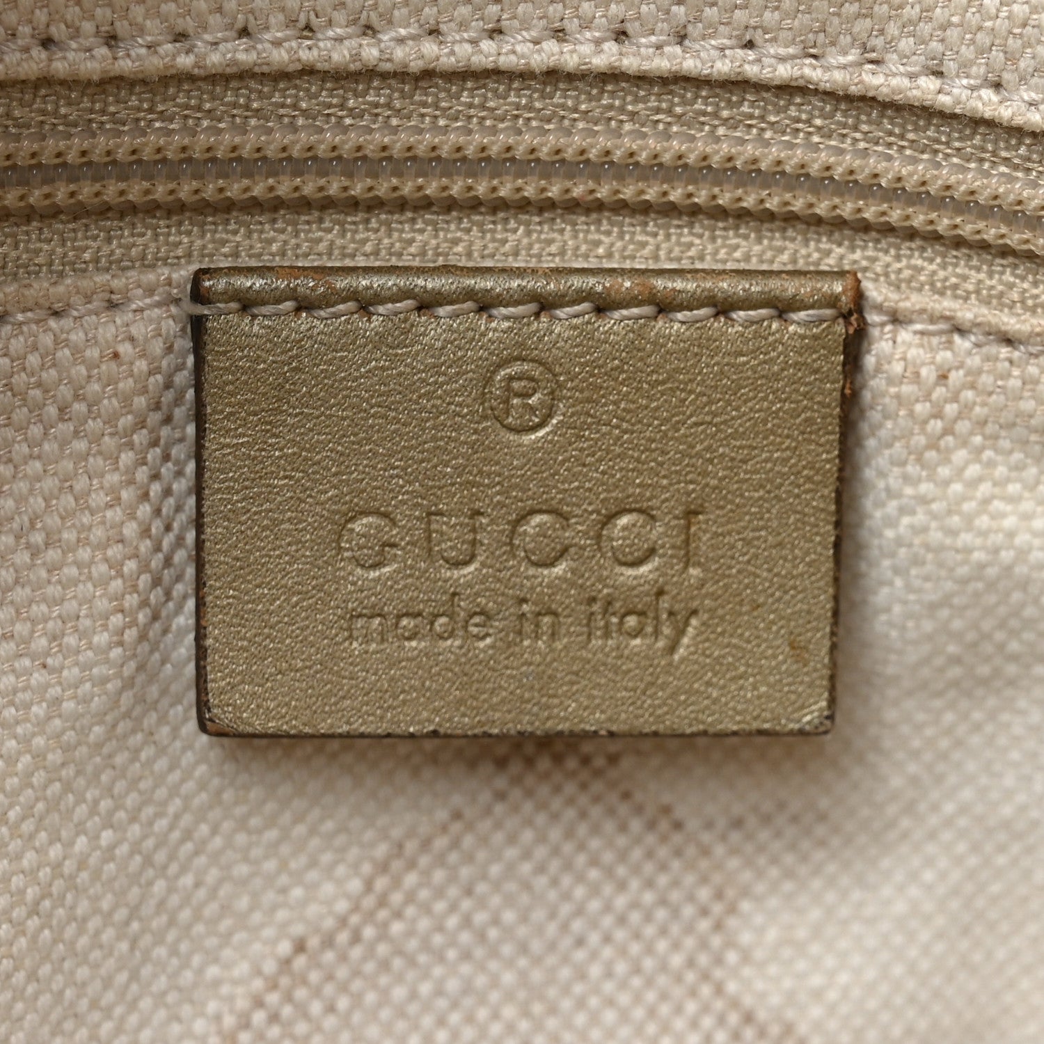 Gucci Guccissima Medium Sukey Tote Champagne 6 of 13