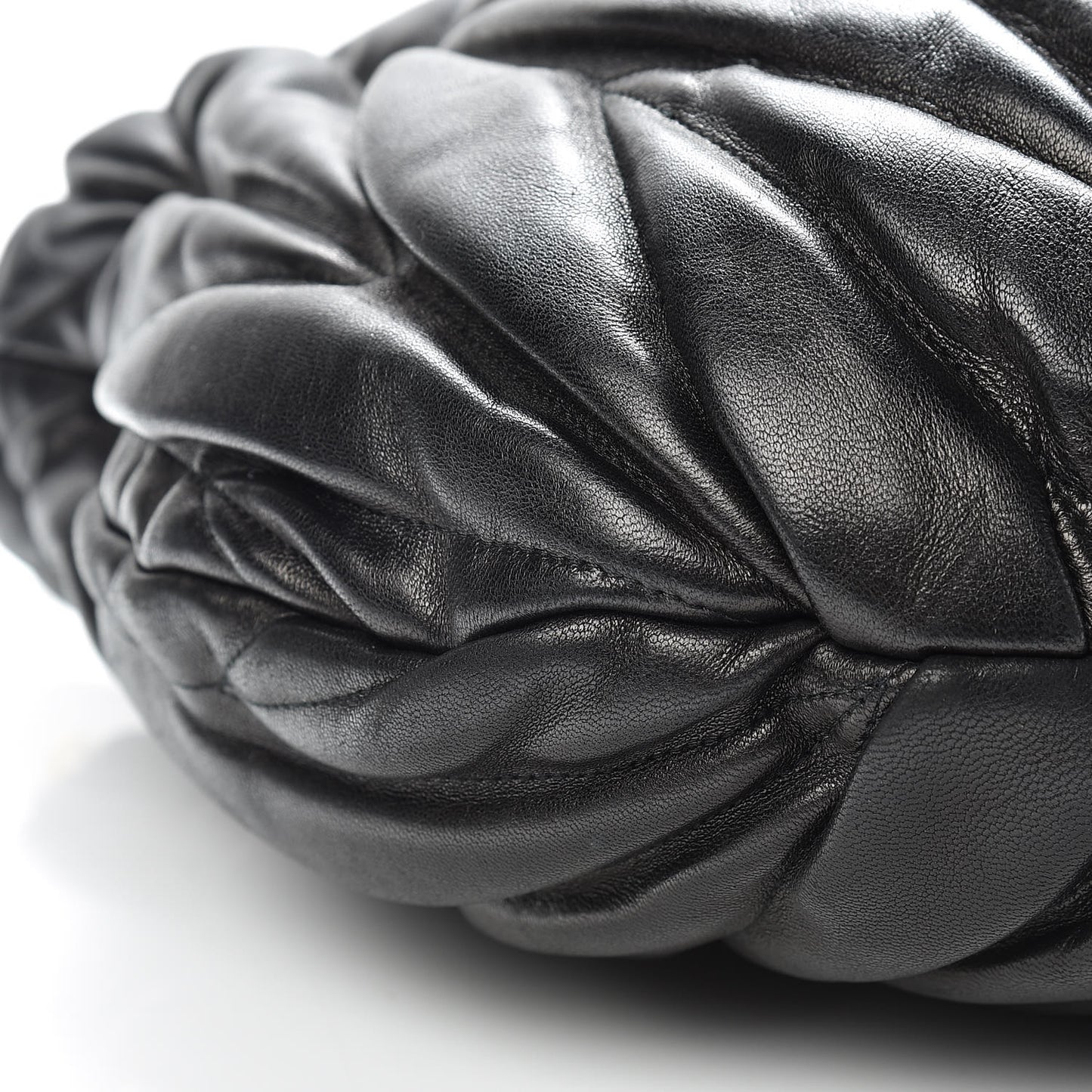 Nappa Matelasse Shoulder Bag Black