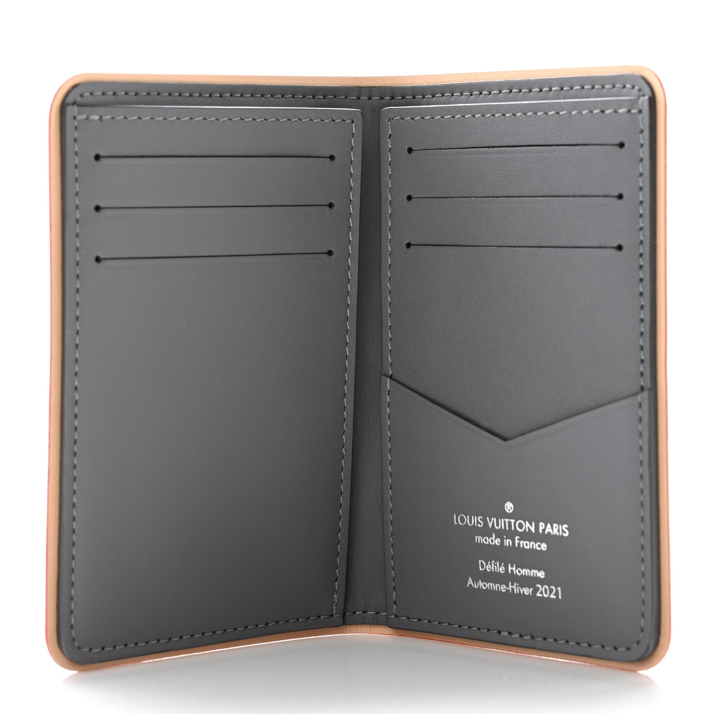 Monogram Mirror Slender Pocket Organizer