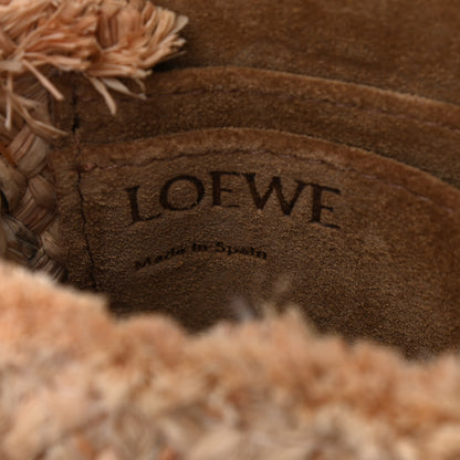 Loewe Calfskin Raffia Mini Gate Crossbody Bag Natural Tan 6 of 8