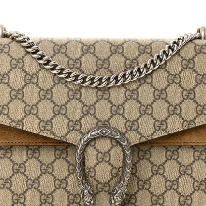 Gucci GG Supreme Monogram Medium Dionysus Shoulder Bag Taupe 9 of 16