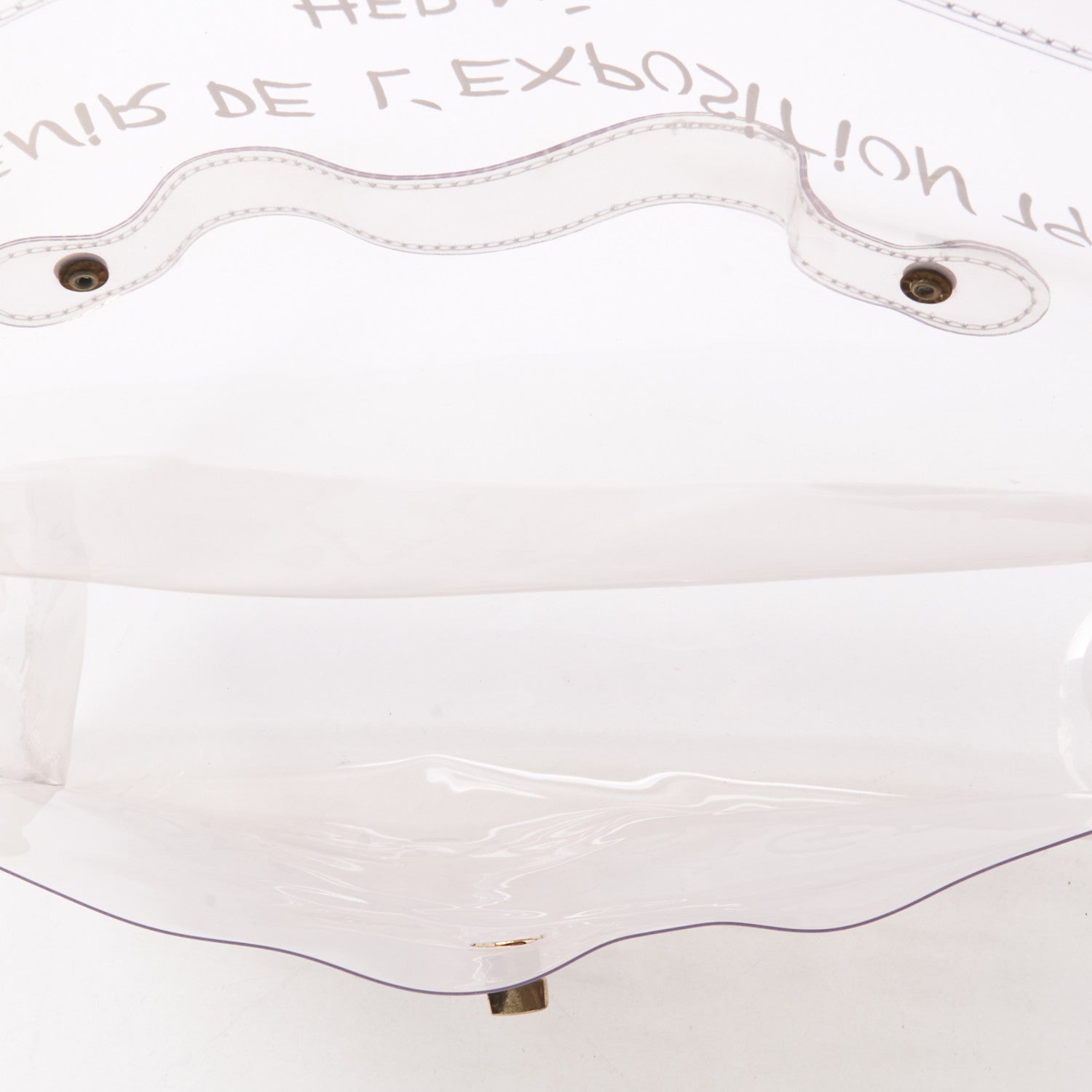 Hermes Vinyl Souvenir De L'Exposition Kelly Transparent 4 of 7