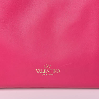 Valentino Garavani Nappa Medium Rockstud Soft Tote Pop Fuxia 12 of 13