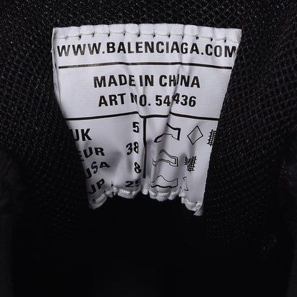 Balenciaga Mesh Nylon Womens Track Sneakers 38 Black Gris 7 of 7