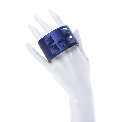 Hermes Aluminium Sunset Collier De Chien CDC Bracelet T3 Blue Encre 2 of 5