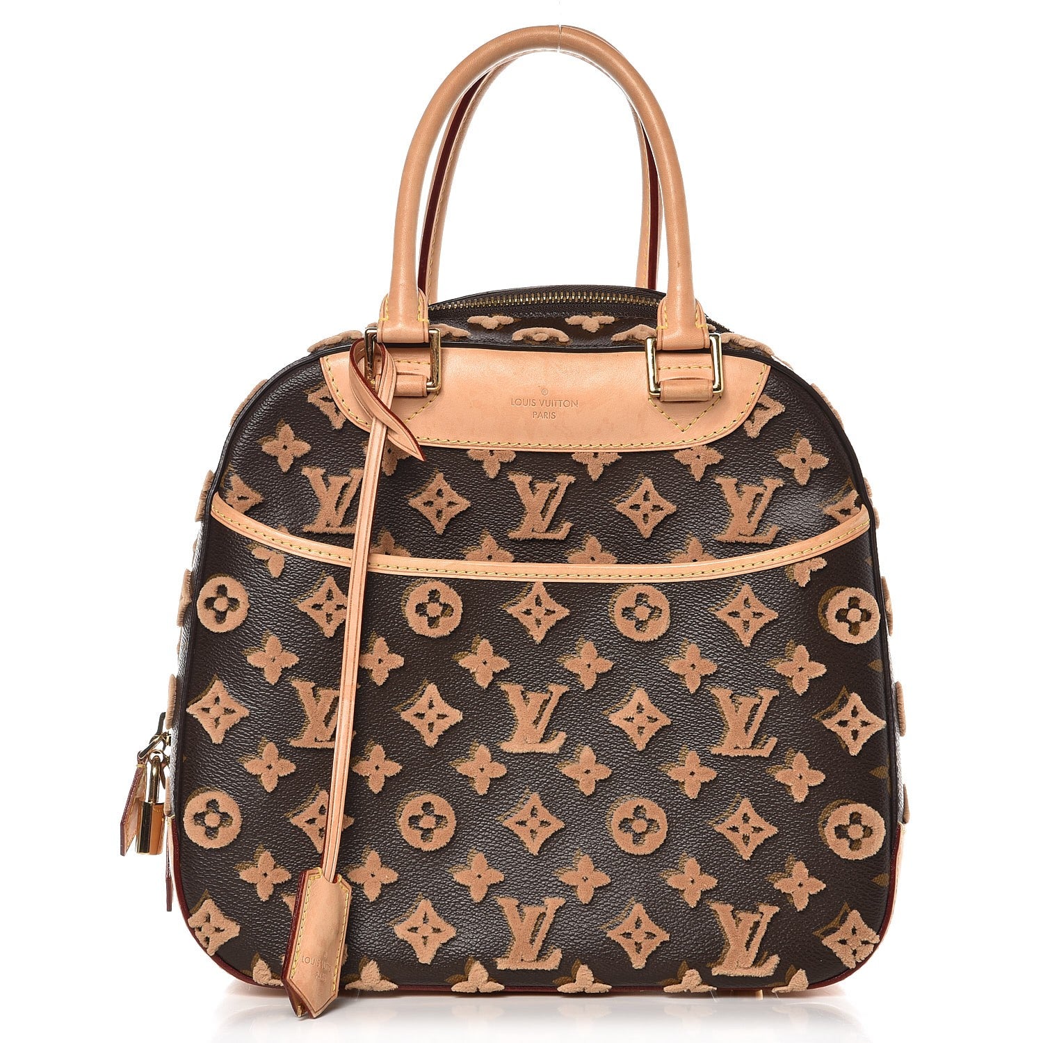 Louis Vuitton Monogram Tuffetage Deauville Cube Caramel 1 of 9