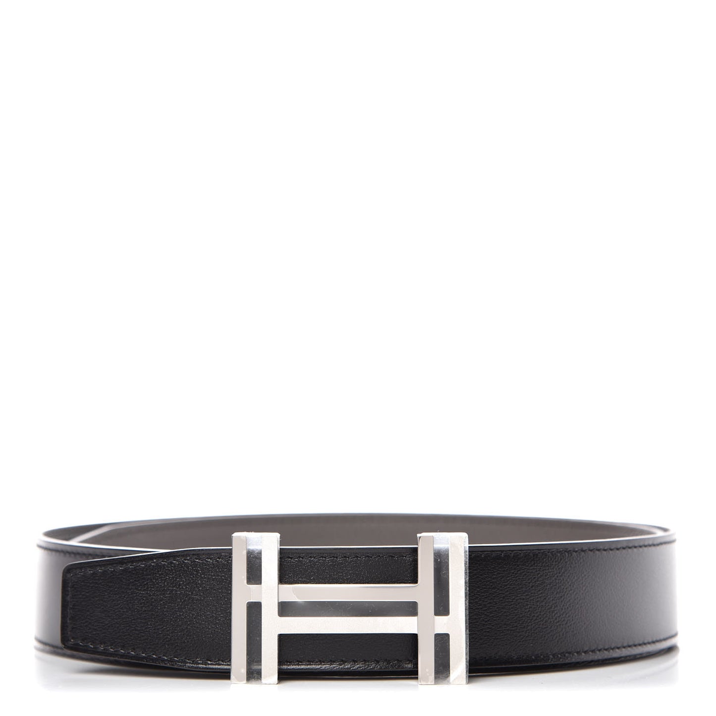 Box Togo 32mm Au Carre H Belt 90 Black Etain
