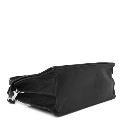 Prada Glace Calf Shoulder Bag Black 4 of 10