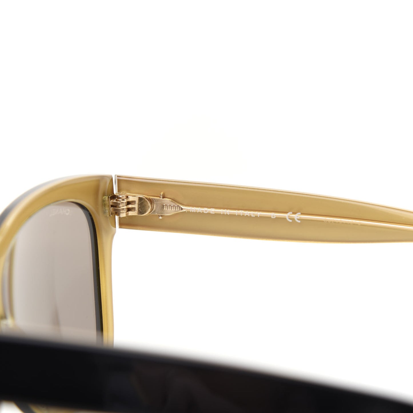 Acetate Square CC Sunglasses 5380 Black