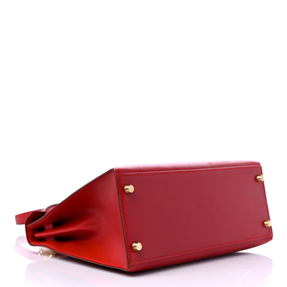 Hermes Box Kelly Sellier 28 Vermillion 4 of 18