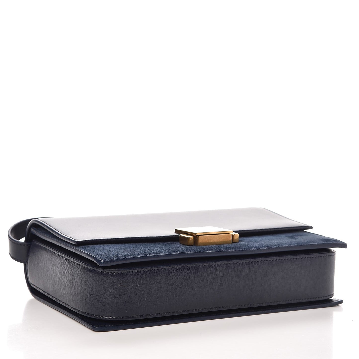 Smooth Calfskin Suede Medium Bellechasse Navy