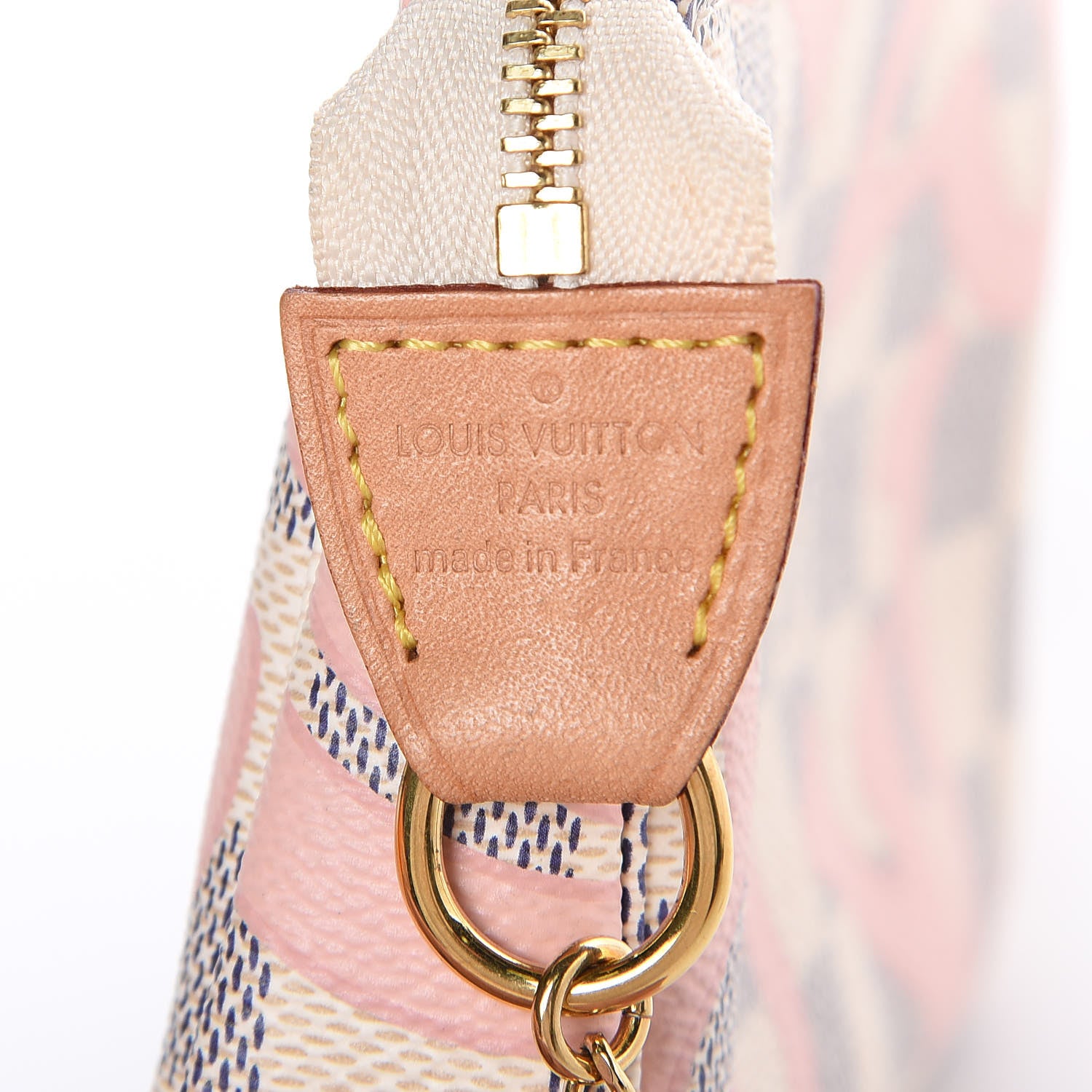 Louis Vuitton Damier Azur Tahitienne Mini Pochette Accessories 7 of 10