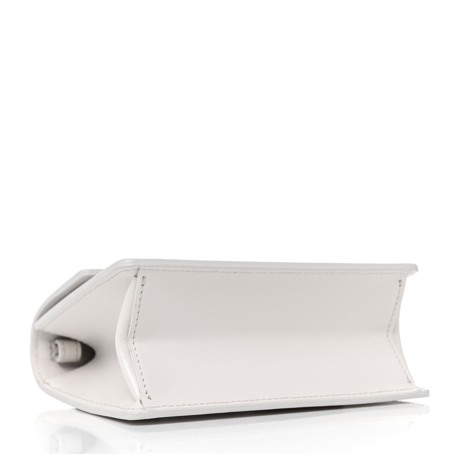Off-White Calfskin Jitney 0.7 Rent Money Crossbody Bag White 3 of 11