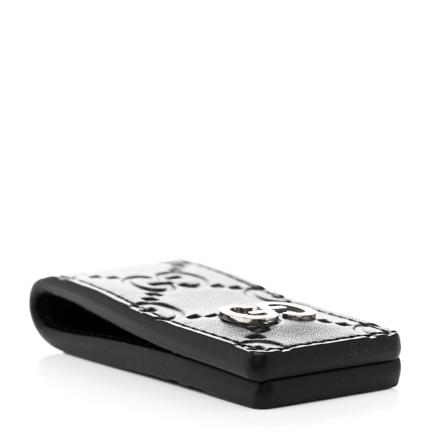 Gucci Guccissima Signature Dorian Money Clip Black 3 of 4