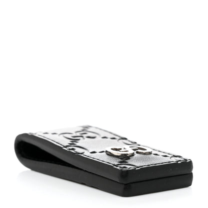Gucci Guccissima Signature Dorian Money Clip Black 3 of 4