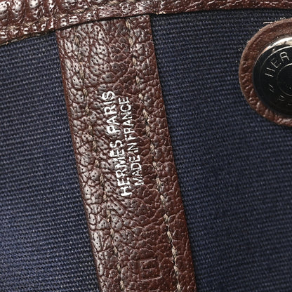 Hermes Toile Militaire Negonda Garden Party 30 TPM Havane Rouge H 6 of 10