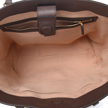 Gucci GG Supreme Monogram Medium Ophidia Shopping Tote Brown 5 of 9