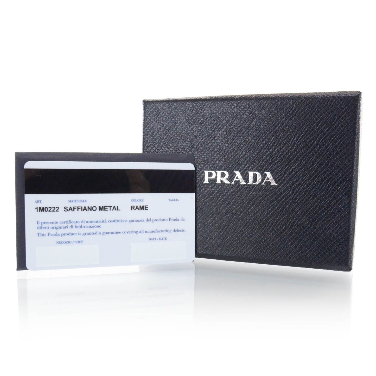 Saffiano Metal 6 Key Holder Rame