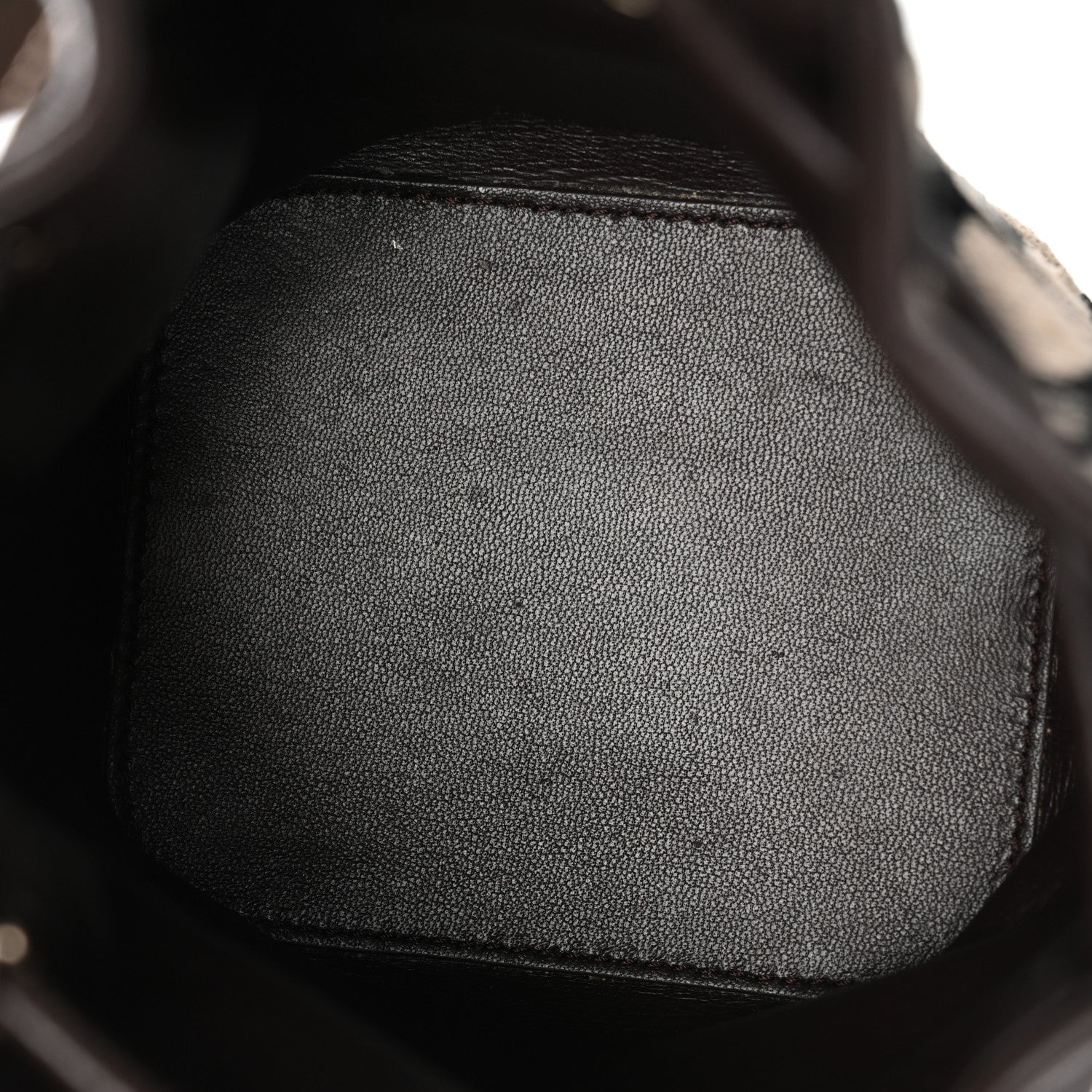 Valentino Garavani Toile Iconographe Nappa Mini Vlogo Signature Bucket Bag Naturale Black Fondant 5 of 10