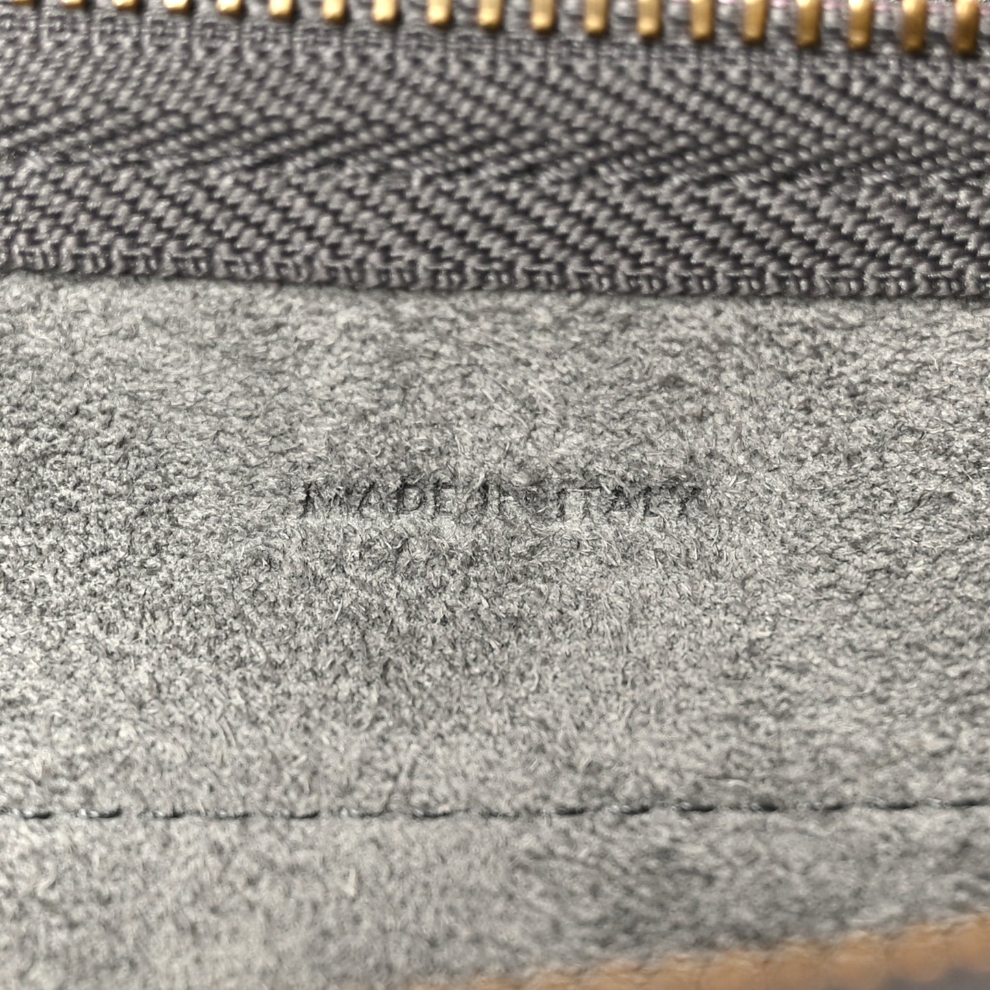 Calfskin Crocodile Embossed Nano Belt Bag Grey