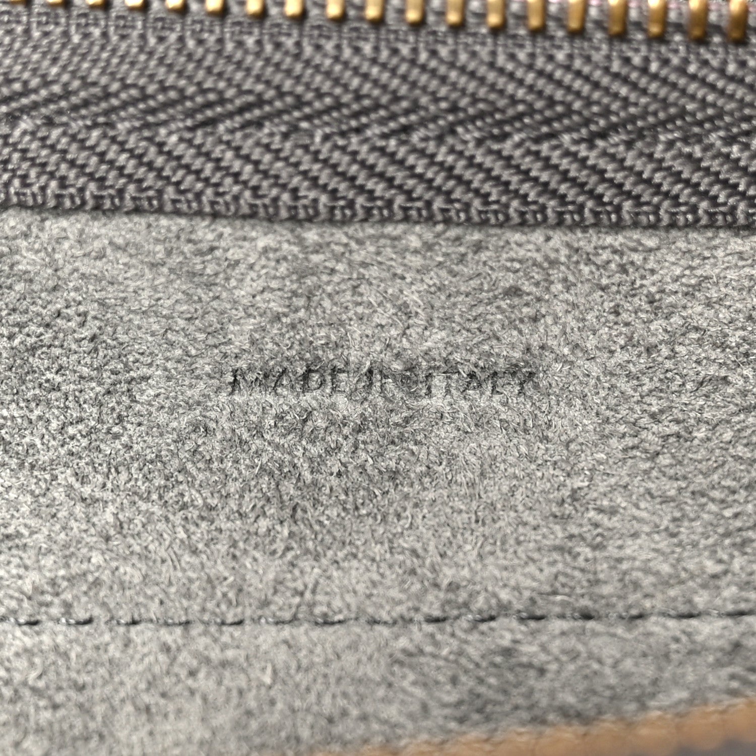 Celine Calfskin Crocodile Embossed Nano Belt Bag Grey 6 of 10