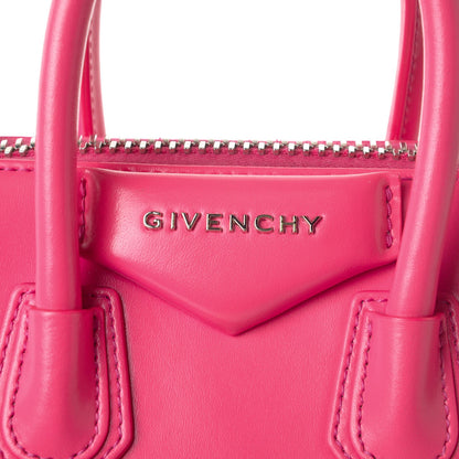 Givenchy Shiny Lord Calfskin Mini Antigona Shocking Pink 8 of 10