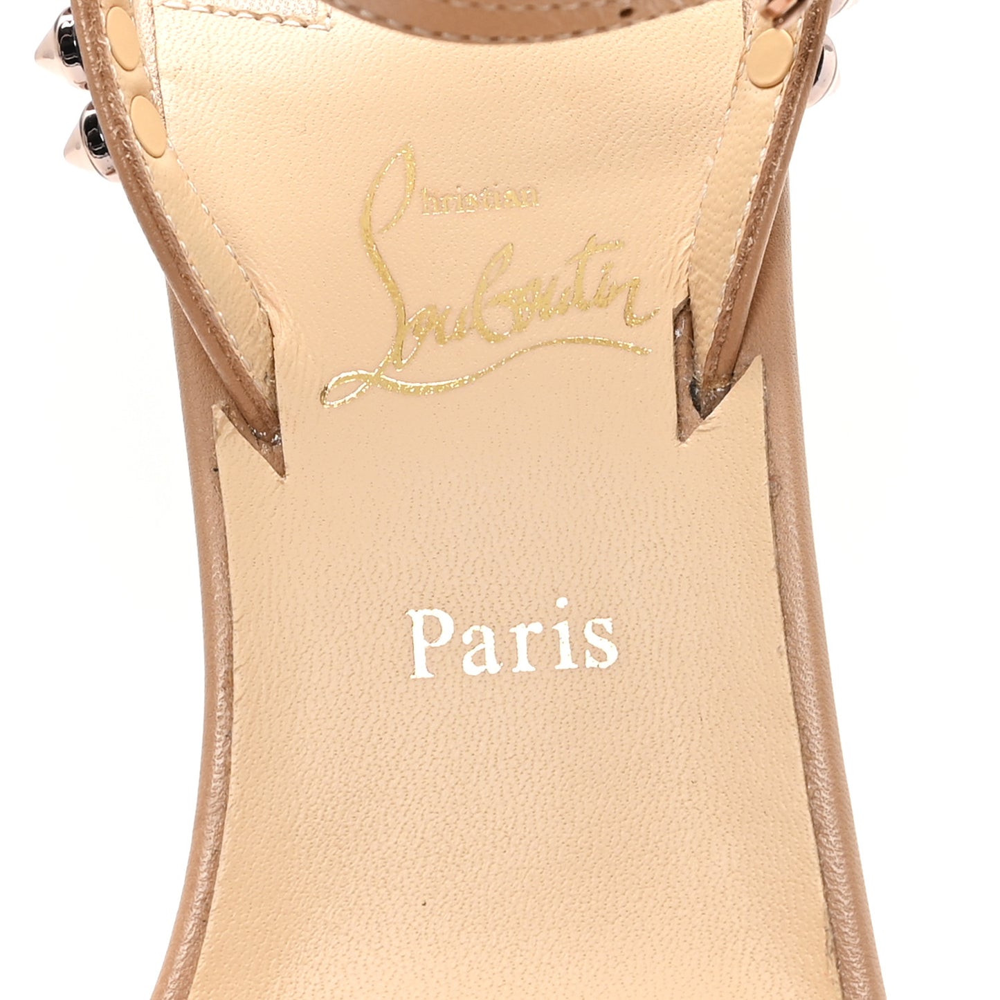 Kid Spiked So Me 100 Sandals 35.5 Nude