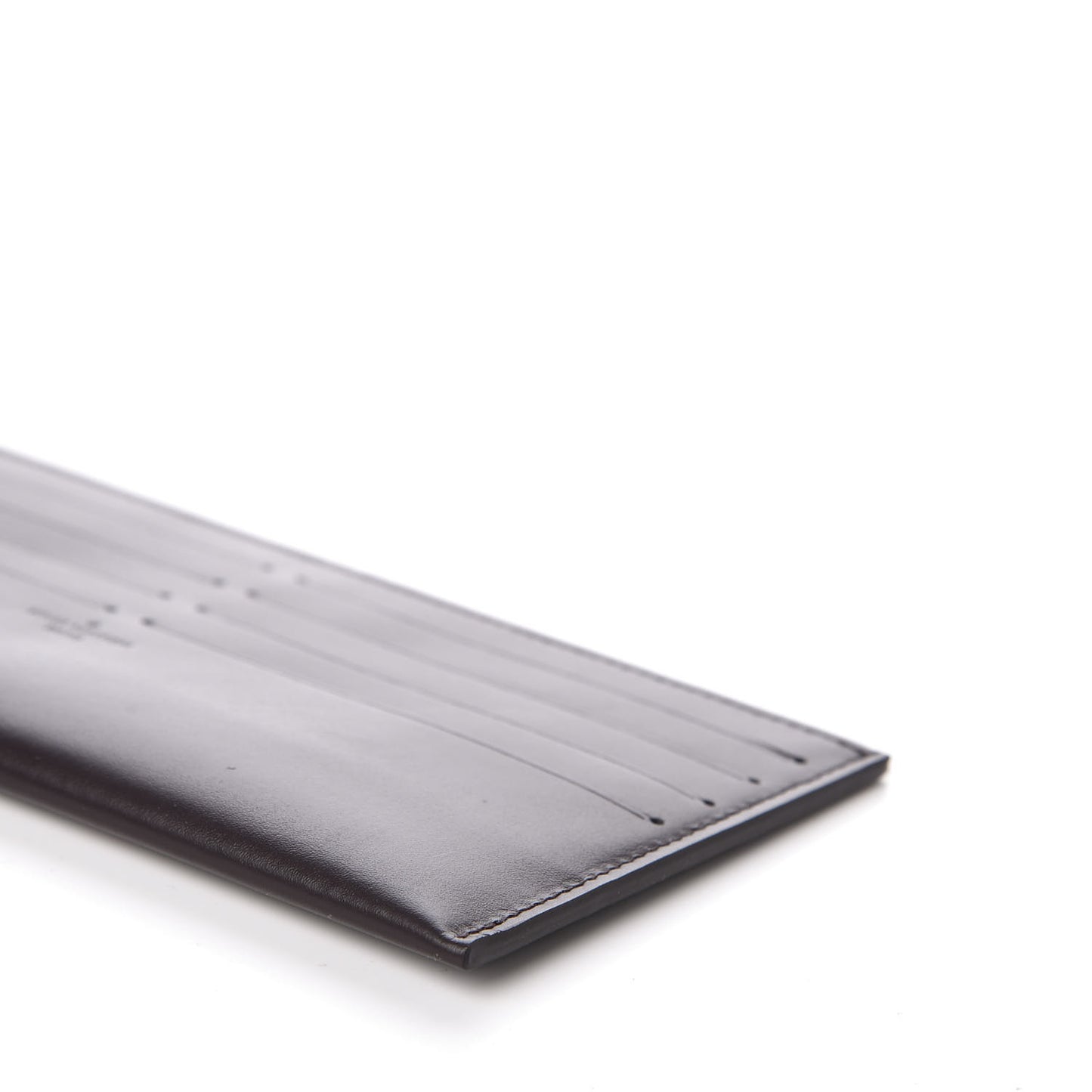 Calfskin Felicie Card Holder Insert Amarante