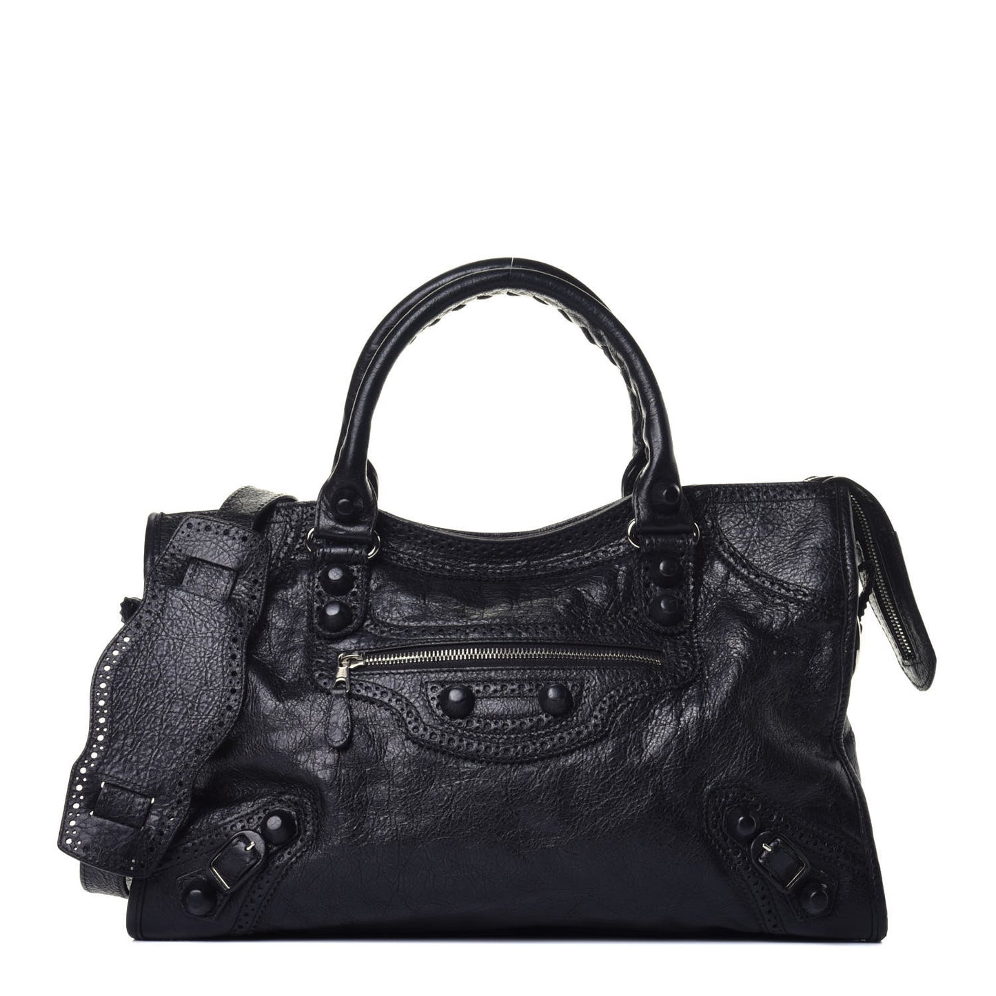 Agneau Giant Brogues Hardware City Black